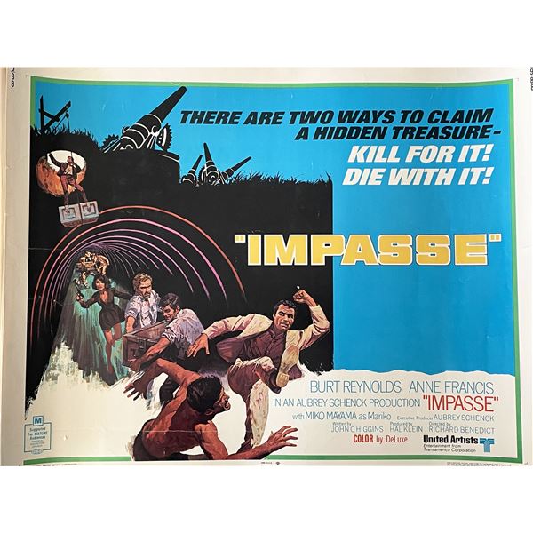 Impasse 1969 vintage movie poster