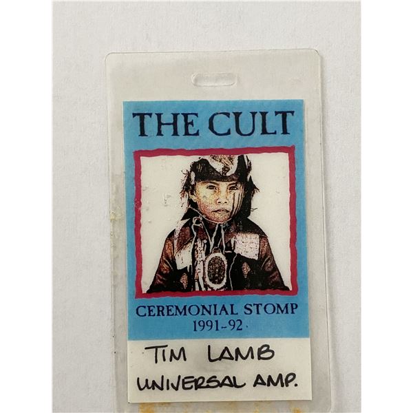 The Cult  Backstage Pass