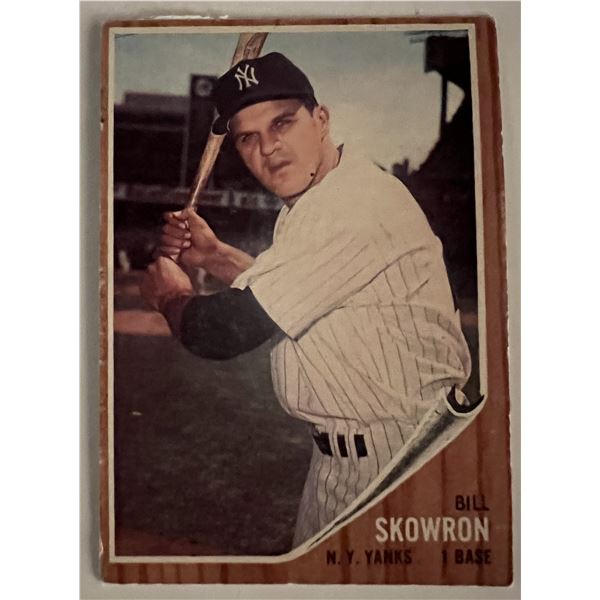 Bill Skowron 1962 Topps baseball card No. 110
