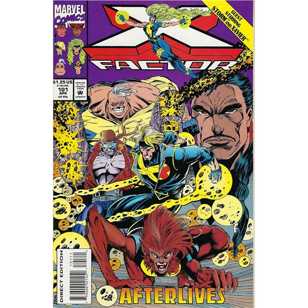 X Factor Marvel Comic Book #101