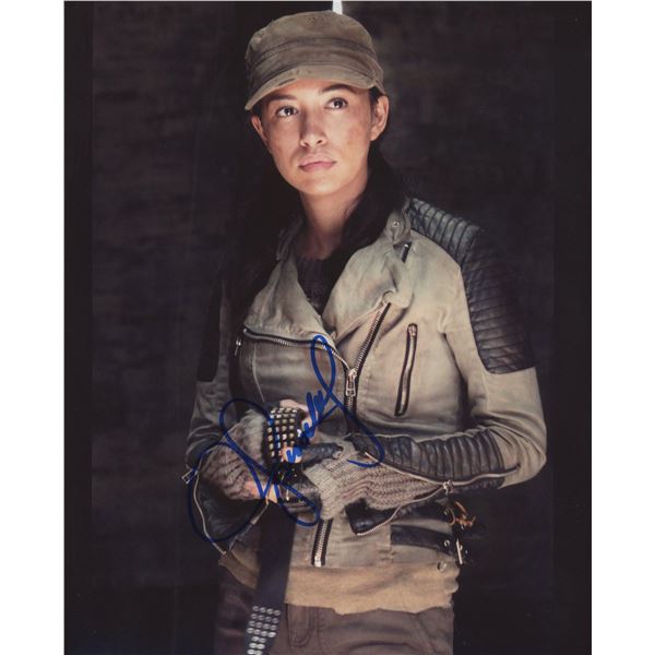 Christian Serratos signed Walking Dead photo
