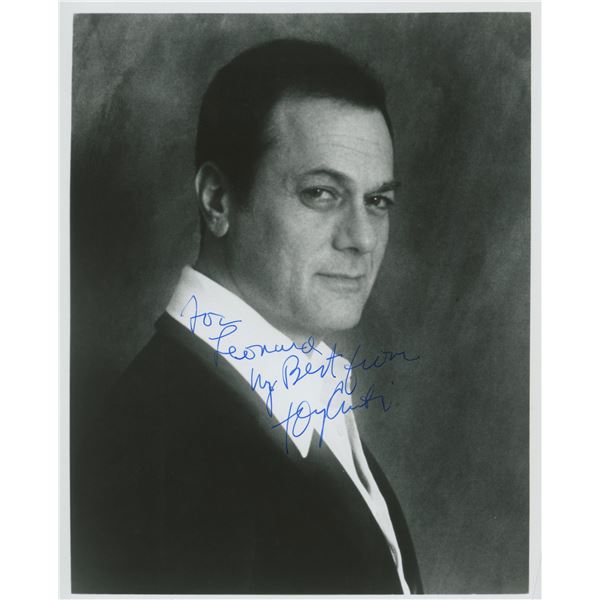 Tony Curtis signed photo