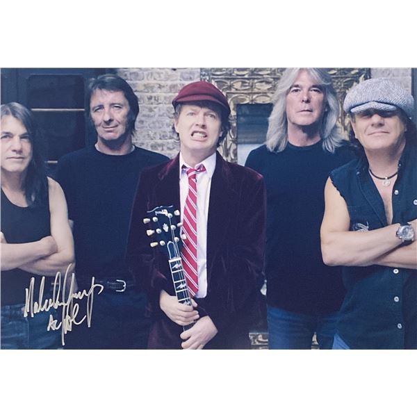 AC/DC Malcolm Young signed photo