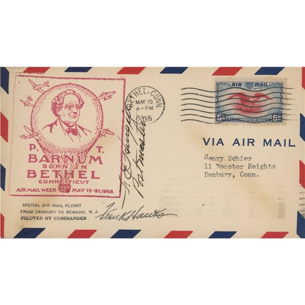 Colonel Frank Hawks signed first day cover