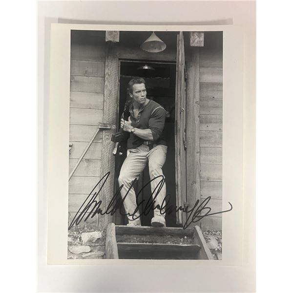 Arnold Schwarzenegger signed photo