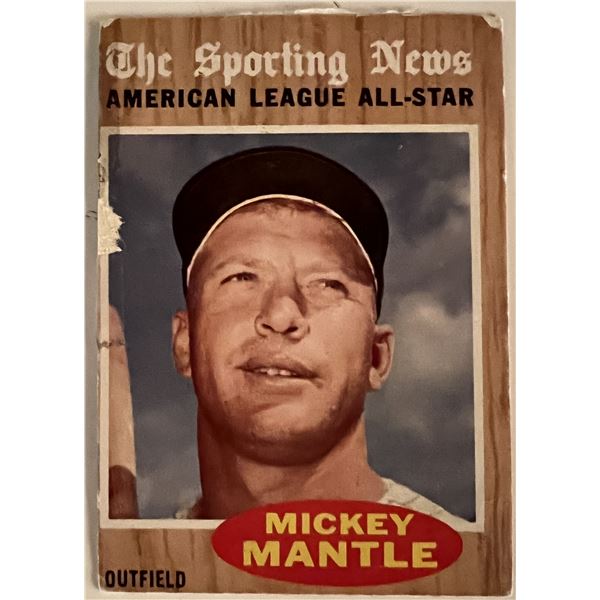 Mickey Mantle 1962 Topps baseball card No. 471