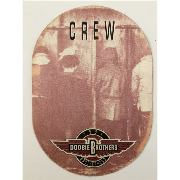 The Doobie Brothers 1991 Brotherhood Crew Backstage Pass