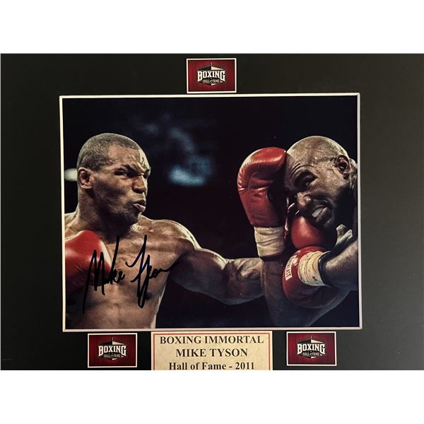 Mike Tyson signed photo