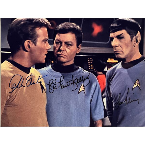 Star Trek cast signed photo