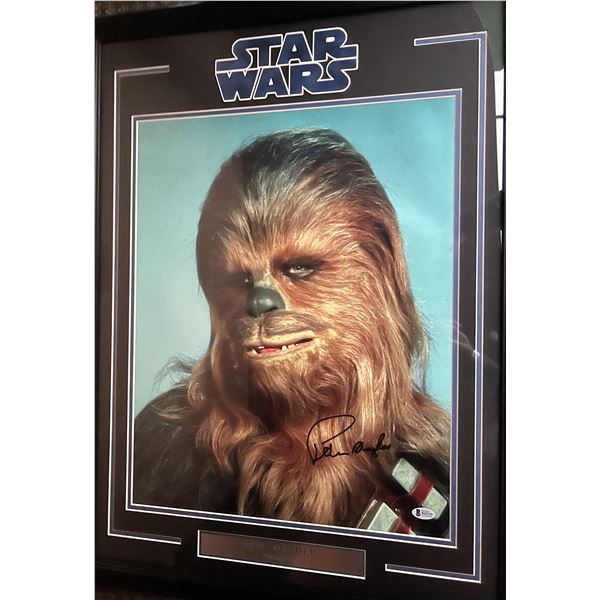 Star Wars Peter Mayhew signed photo