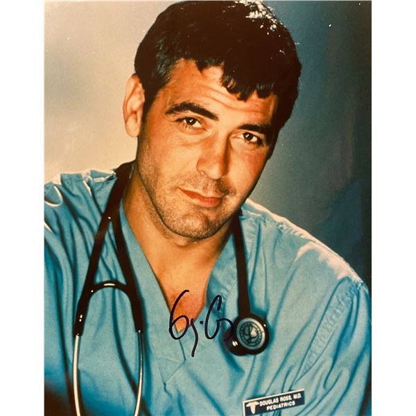 ER George Clooney signed photo
