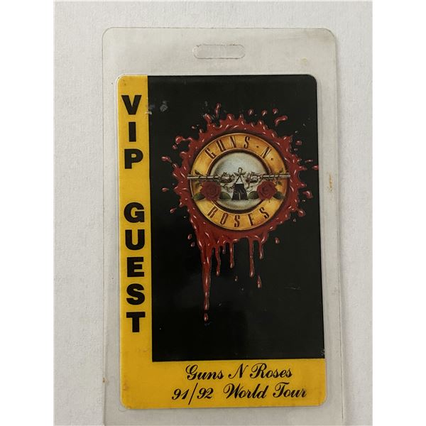 Guns N' Roses Backstage Pass