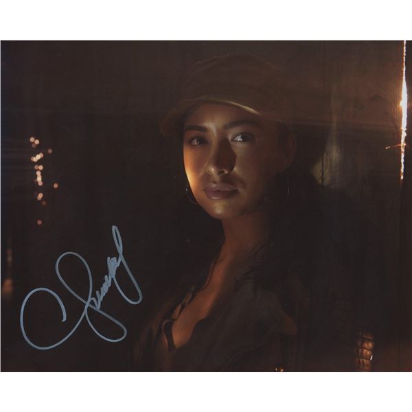 Christian Serratos signed Walking Dead photo