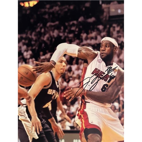 LeBron James signed photo