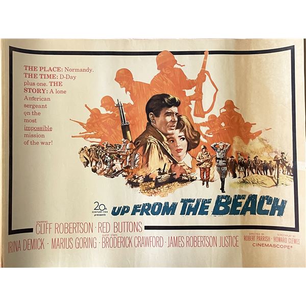 Up from the Beach 1965 vintage movie poster