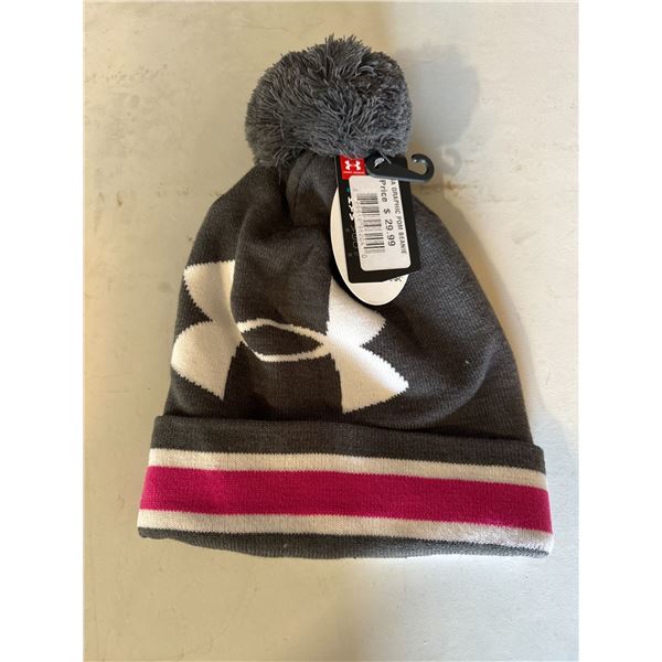 Breast Cancer Pom Beanie
