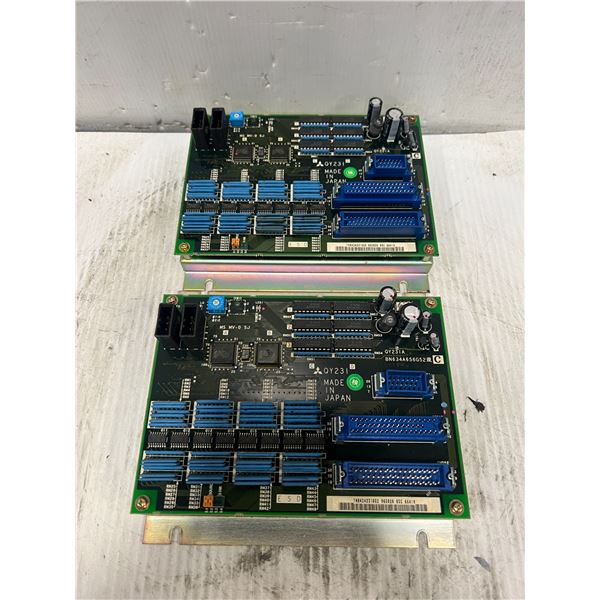 (2) Mitsubishi #QY231 / #BN634A656G52 REV. C Circuit Boards