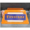 Image 1 : Vintage Firestone Two Sided Tire Display Stand