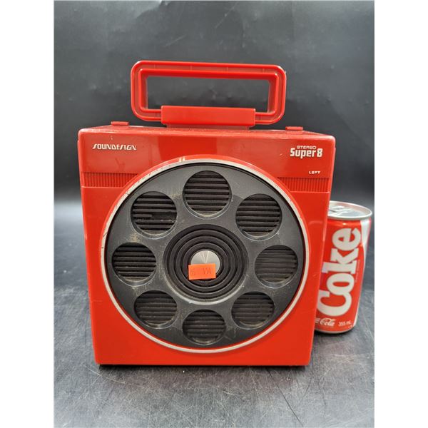 Vintage Soundesign Super-8 Track Portable Stereo