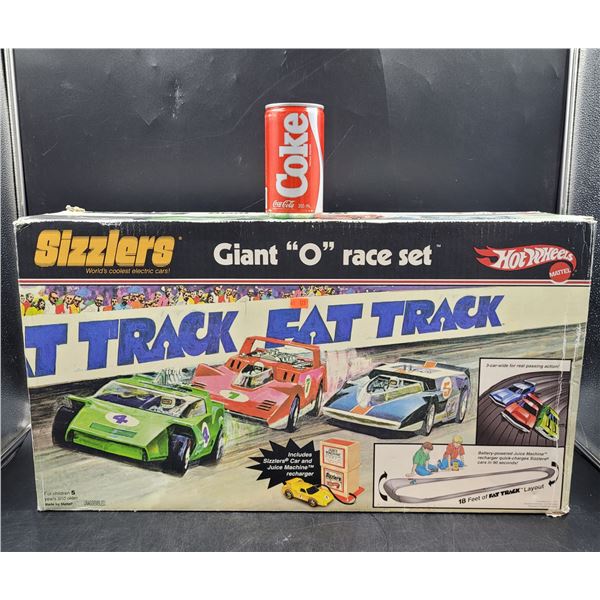 Vintage Hot Wheels Sizzlers Giant "O" Fat Track Race Set