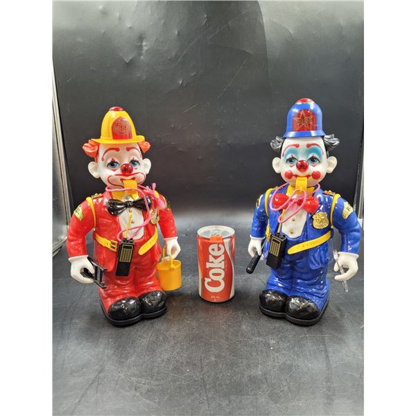 Police & Fireman Clown Décor