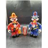 Image 1 : Police & Fireman Clown Décor