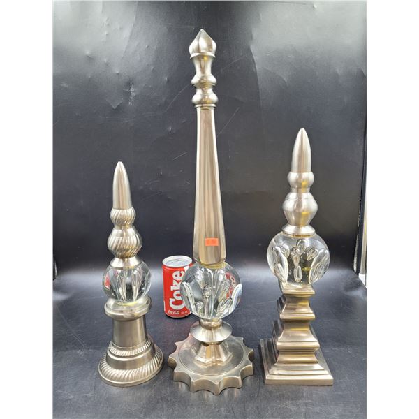 Stainless Steel & Glass Decor