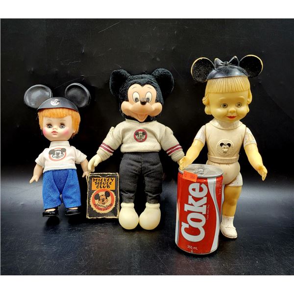 Vintage Mickey Mouse Club Toys