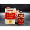 Image 1 : Cleaner & Polish and Min Cream Tins