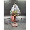 Image 1 : Vintage Stained Glass Lamp