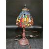 Image 2 : Vintage Stained Glass Lamp