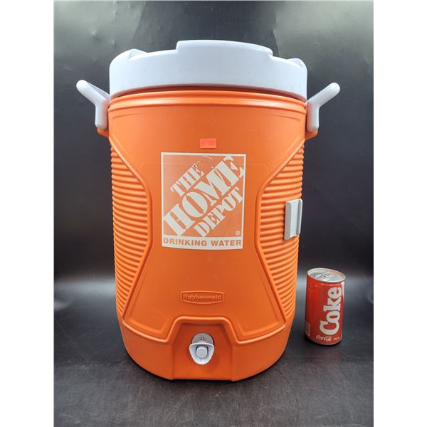 The Home Depot 5 Gallon Rubbermaid Drink Cooler