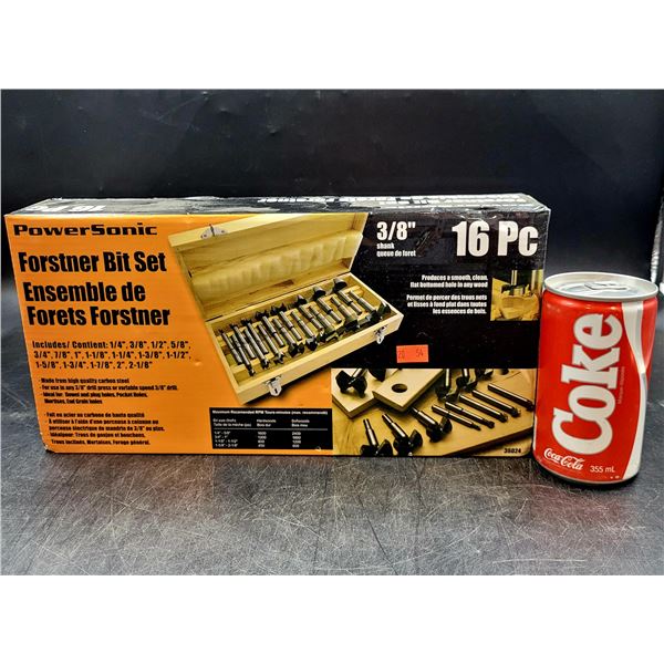 Power Sonic 16 Pc Forstner Bit Set