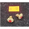Image 1 : 10K Gold Earrings Set (1.45g)