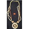 Vintage Carved Bone Necklace