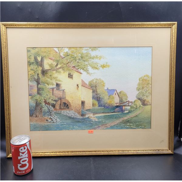 Framed Original Water Color Painting