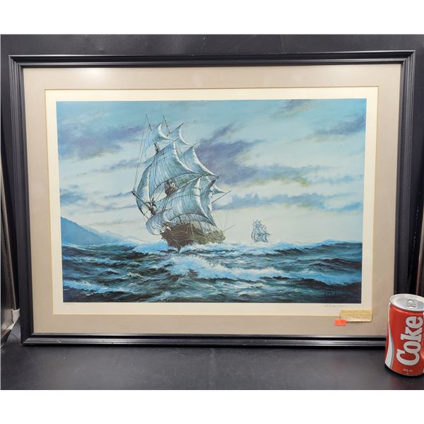 Framed P.E Robinson Painting 381/M