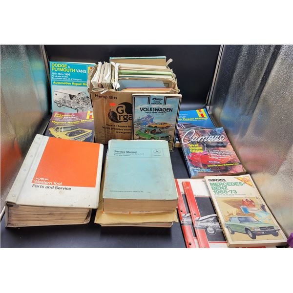 Vintage Lot of Car Manuals