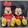 Vintage Walt Disney Mickey Mouse & Mini Mouse Plush