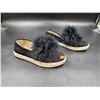 Black Fur Ball Steve Madden Shoes