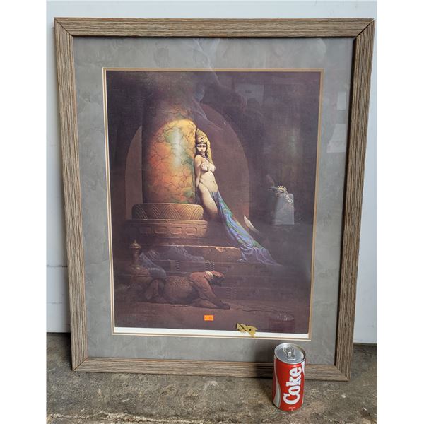 Framed Egyptian Queen By Frank Frazetta Art Print