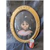 Image 1 : Framed & Signed Oval Bubble Native Girl Print