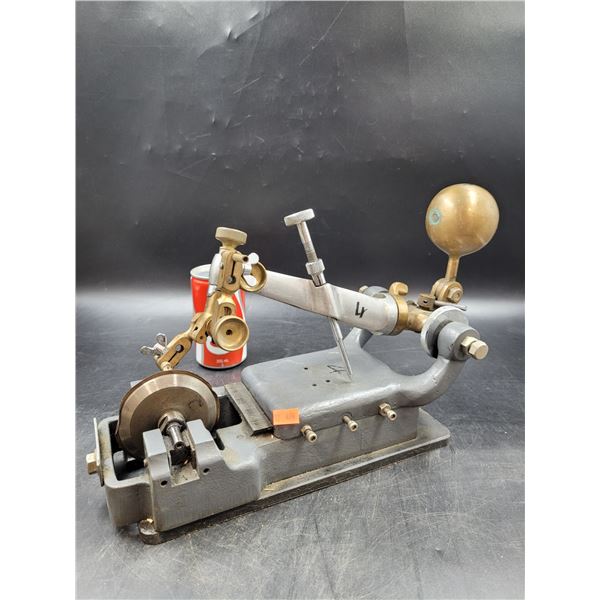 Antique Steel & Brass Diamond Cutting Machine