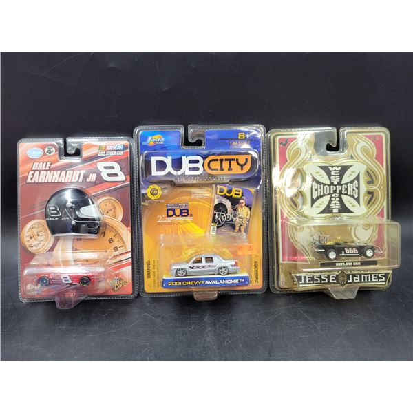 Nascar, Dub City, & West Coast Choppers Diecast Cars