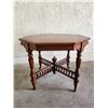 Image 1 : Antique Edwardian Mahogany Octagonal Side Table