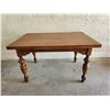 Image 1 : Antique Oak Draw Leaf Table