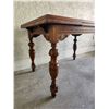 Image 2 : Antique Oak Draw Leaf Table