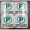 Image 1 : 4 Aluminum Parking Signs