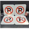 Image 1 : 4 Aluminum Parking Signs