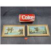 Pair of Small Original Paintings Made in Spain